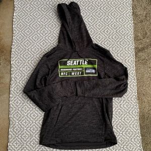SEATTLE SEAHAWKS Pullover Hoodie NFL Black VF Imagewear Men’s Size Medium
